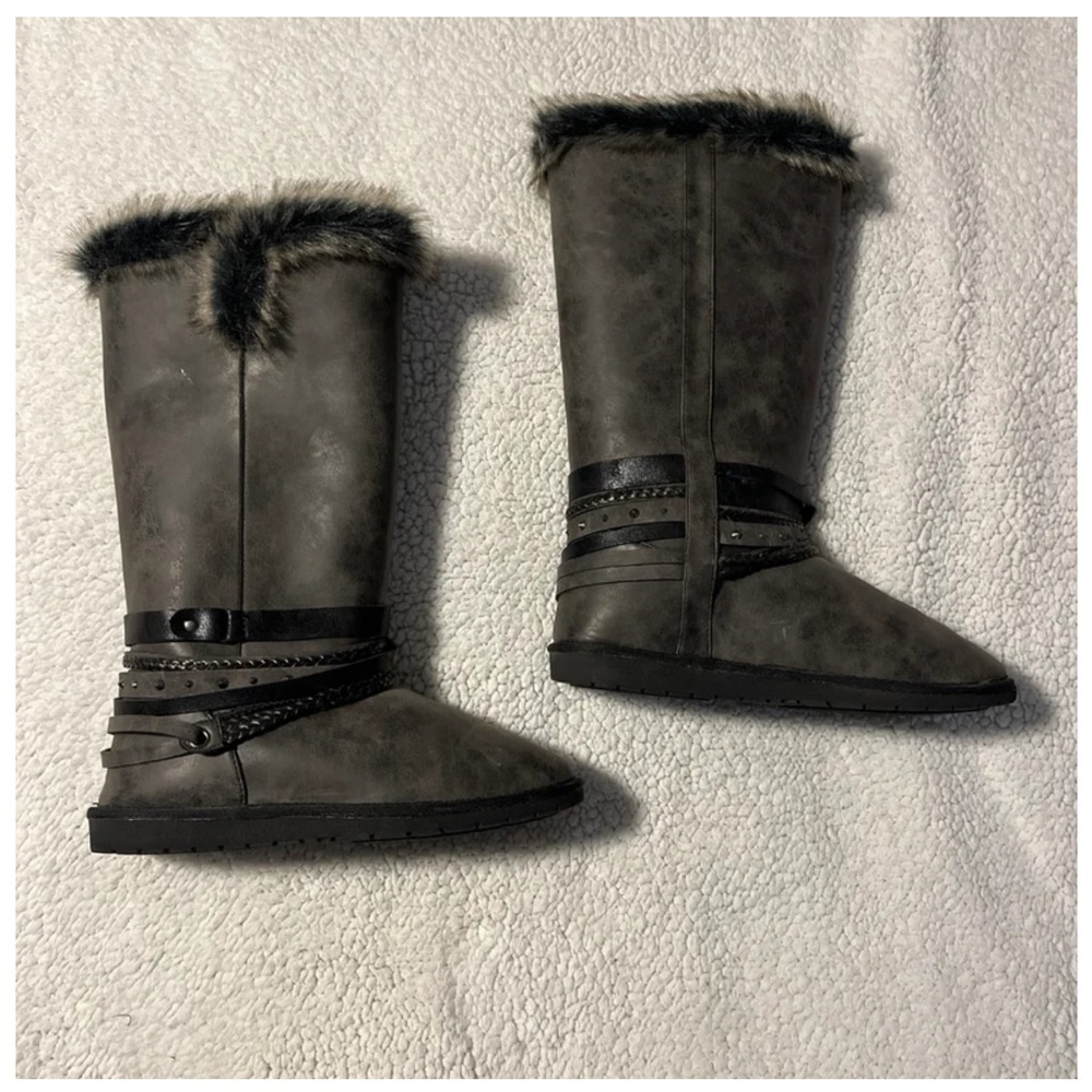 Gray Boots